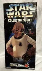 Star Wars Admiral Ackbar 12” Poseable Figure 1997 NIB!