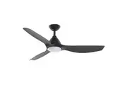 IXL Skywave DC Ceiling Fan With LED Light 132cm Black