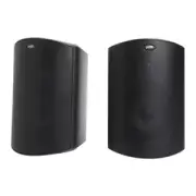 1 Pair Polk Audio Atrium 6 All Weather/Speed-Lock Wall Mount Outdoor Speaker BLK