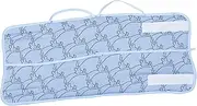 KOMBIUDA Belly Adjustable Sleep Bag Blue Sleep Bag for Swaddle for Newborn Sleeping Bags for Belly Band Surface 100% Cotton