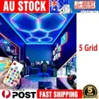 5 Hex Hexagon LED RGB Lighting Car Detail Retail Garage Workshop Wall Lights