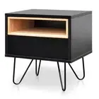 Ex Display - Anthony Bedside Table - Black