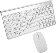COHEALI 1Set Wireless Keyboard Mouse Silent Design Compact PC Accessories for Everyday Use and Business Travel No Batteries