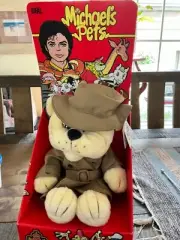 Vintage 1987 Michael's Pets Mr Bill stuffed toy in original box View-Master RARE