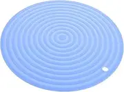 FONDOTIN Heat Resistant Silicone Mat Non Slip Round Trivet for Kitchen Countertop Dining Table Protector Stylish and Practical Silicone Pad for Hot Dishes and Pet Feeding Area Nordic