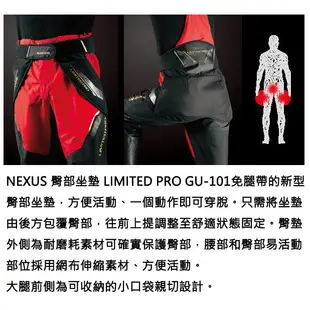 ｜玩家釣具｜SHIMANO GU-101R NEXUS LIMITED PRO 臀部坐墊 屁墊