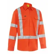 X Taped Biomotion Hi Vis Cool Lightweight Drill Shirt MENS HIGH VISIBILITY