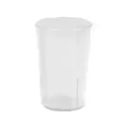 Thunder Group PLTHTB005C 5 oz. Clear Plastic Textured Exterior Tumbler - 1 Doz