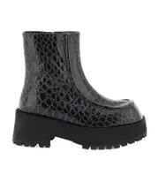 Marni Chelsea Side-Zip Platform Boots 35 Black