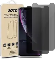 [JOTO] Privacy Screen Protector for iPhone 11 / iPhone XR, Anti-Spy Tempered Glass Film Screen Guard for 6.1" Apple iPhone 11 2019, iPhone XR 2018(2-Pack)
