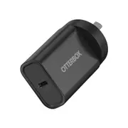 OtterBox Standard Wall Charger Power Adapter Plug 30W 1x USB-C/USB-PD Black