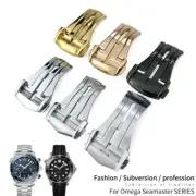 Metal Watch Strap Buckle Folding Clasp Steel Leather Rubber Band Accessories