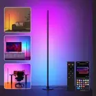 Smart Corner Floor Lamp Works with Alexa, LED Floor Lamp with Music Sync 16 M...
