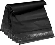 uxcell 15x12 Inch Poly Mailers, 100 Pcs Shipping Bags for Clothing with Self-Adhesive Seal Mailing Bags for Business Shipping Waterproof Envelopes Packing, Black