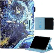 Universal Case for 9.5-10.5 inch Tablet, Chgdss for iPad 9.7/10.2/10.5 inch, Galaxy Tab A 10.1/Tab E 9.6 and more 9.5-10.5 inch tablets, for All 9.5-10.5 inch Android Windows Tablet,Blue gold