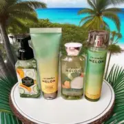 CUCUMBER MELON BODY WASH, BODY CREAM, HAND SOAP, & FRAGRANCE BATH & BODY SET