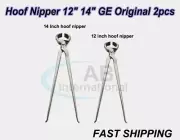 Hoof Nipper 12"# 14" GE Original Vanadium Steel Farrier Tool Dull Finish 2 PCS