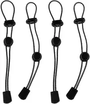 4pcs Adjustable Elastic Strap for Securing Hiking Pole to Sports Backpack Hunting Climbing Mountaineering Trekking
