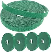 DOITOOL 5 Rolls Hook Loop Tape Cable Cover Organize Wire Organizer Fastening Tape for Home