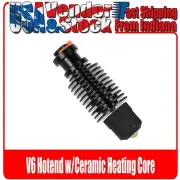 V6 Hotend, CHC Ceramic Heating Core, Bi-metal Heatbreak, 24v50w, V6 Hotend