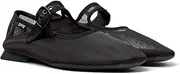 [Camper] CASI MYRA K201628 Women's Flat Shoes, Mary Jane Mesh, Black_T100, 23.0 cm