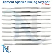 X10 Amalgam Waxing Scaler Dentistry Laboratory Cement Spatula Mixing Scraper Lab