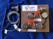 Prewired Kit Gibson Epiphone Les Paul Short Shaft Pots Orange Drop Caps Switch