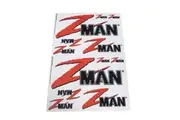 ZMan Lures Team ZMan Sticker Pack-12 Assorted Vinyl Fishing Stickers-Boat Decals