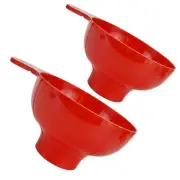 2 Pcs Large Diameter Funnel Spice Food Jam Wide Neck for Filling Bottles