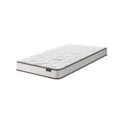 Bedra Single Mattress Bonnell Spring Bed Boucle Fabric 16cm