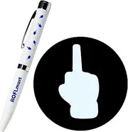ROFLmart Middle Finger Projector Pen Shines A Sign Light