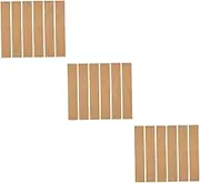 3sets Cork Bulletin Board Memo Board Strips Natural Frameless Strip Wall Tiles for Office 6pcs*3