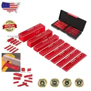 Versatile Aluminum Height Gauge Set - 8 Precision Blocks for Custom Woodworking