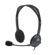 Logitech 981-000612 H111 Strereo Headset Single 3.5mm Jack Cable length: 7.71 ft 2.35 m