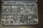 M2 THRU 8M METRIC STEEL LOCK WASHER ZINC PLATED ASSORTMENT