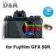 D&A Fujifilm GFX 50R 相機專用日本抗藍光9H疏油疏水增豔螢幕貼