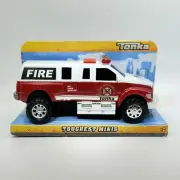 Tonka Toughest Minis Fire Truck Rescue SUV Realistic Sounds Sirens & Lights NEW
