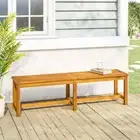 vidaXL Garden Bench 150x35x45 cm Solid Wood Acacia 2BB