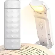 Reading Lamp Book Clamp, Rechargeable USB Reading Light in Bed, 3 Colour