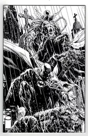 Batman Spawn #1 Cover L 1:25 Jason Fabok B&W Variant 2022 DC Comics