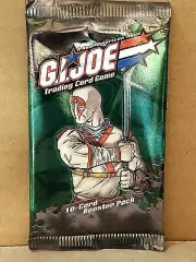 WOTC G.I. Joe Trading Card Game Booster Pack - Storm Shadow Cover (SEALED) (NEW)