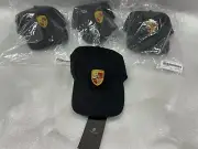 NEW ORIGINAL GENUINE PORSCHE LOGO CAP -Hat Black-One Size- Fits All- WAP0800050C