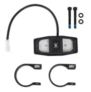 SSV WORKS UDLM-200 LED DOME LIGHT W/CAGE CLAMPS RING STYLE 2"