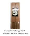 20 PCS - COCONUT Thai Incense 9" Spa Sticks Scents Diffused Best Natural