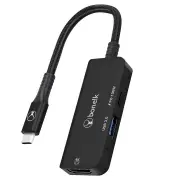BONELK Long-Life 3in1 Multiport Hub - Black ELK-80044-R