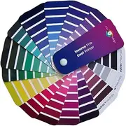 Cool (True) Winter Colour Swatches & Palette Fan for Colour Analysis, more than 100 colours for your season, guide for clothing, makeup and accessories