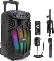 1680W Portable Bluetooth PA Speaker - 15" Rechargeable Outdoor Karaoke Party Spe