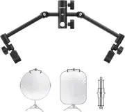 NEEWER Portable Collapsible Backdrop Holder with 1/4" to 3/8" Screw Adapter