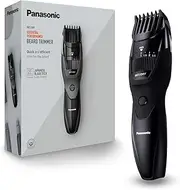 Panasonic Beard Trimmer with Quick-Adjust Dial (0.5-10mm), Durable Stainless Steel Blades, Wet & Dry Use, Charging Stand – Versatile Grooming with Cordless Convenience (ER-GB43-K541)
