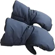 SOESFOUFU Men's Winter Thermal Gloves Warmest Stroller Gloves Fleece Silk Waterproof